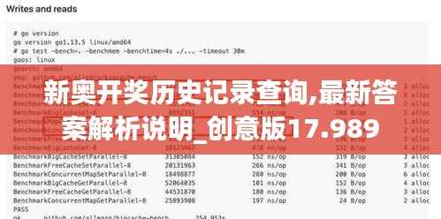 新奥开奖历史记录查询,最新答案解析说明_创意版17.989