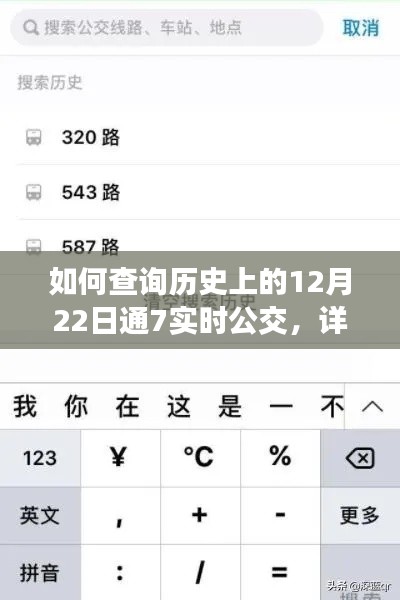 详细步骤指南,查询历史上12月22日实时公交信息通7实时公交攻略