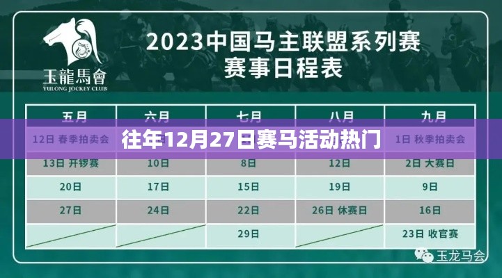 赛马盛宴,年终盛事,激情无限