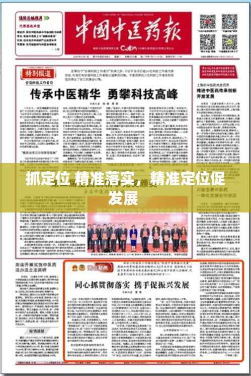 抓定位 精准落实，精准定位促发展 