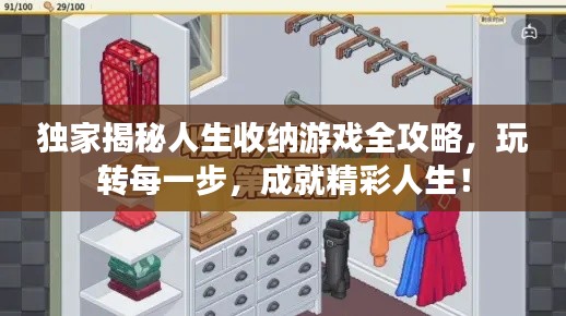 独家揭秘人生收纳游戏全攻略,玩转每一步,成就精彩人生!