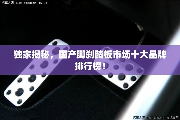 独家揭秘,国产脚刹踏板市场十大品牌排行榜!