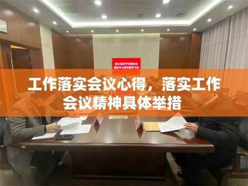 工作落实会议心得,落实工作会议精神具体举措